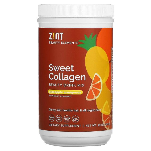 ZINT, Colágeno Doce, Abacaxi Orangeade, 10 oz (283 g) on Productcaster.