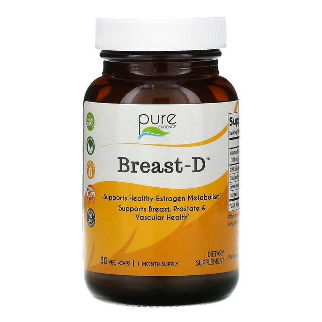 Pure Essence, Breast-D, 30 Vegi-Caps on Productcaster.