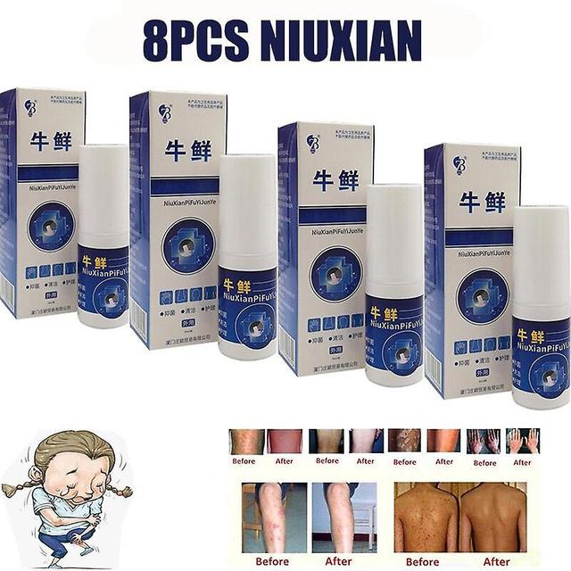 Coscelia 8pcs Caoshifu Eczema Psoriasis Spray Antibacterial Pruritus Dermatitis Eczematoid Body Care Ointment From Psoriasis on Productcaster.