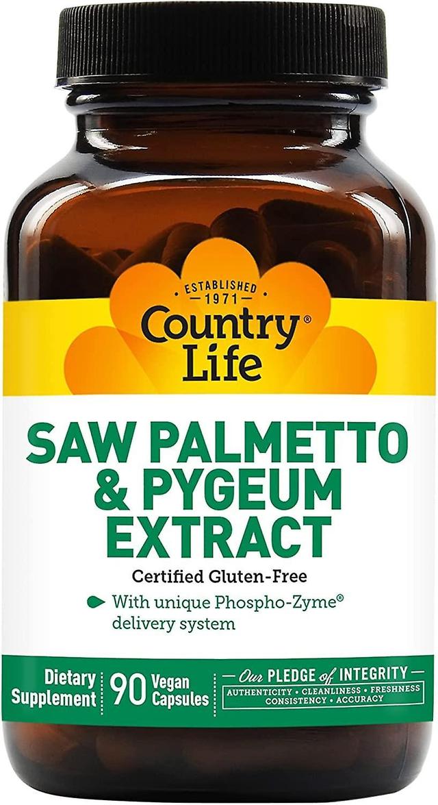 Country Life Saw Palmetto & Pygeum Extract 90 Vegicaps on Productcaster.