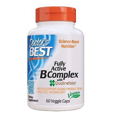 Doctor's Best Doctors Best Fully Active B Complex, 30 Veggie Caps (Pack of 4) on Productcaster.