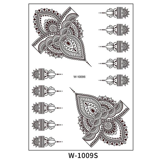 Scacv Temporary Tattoo Sticker Waterproof Diy Body Tattoo Patch Long Lasting Personalized Sticker 1009S on Productcaster.