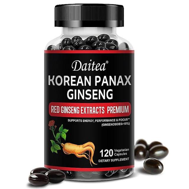 Vorallme Daitea Koreanischer roter Ginseng-Extrakt-Kapseln, Energieergänzung für Männer und Frauen, unterstützt gesunde Energie, Unterstützung des ... on Productcaster.