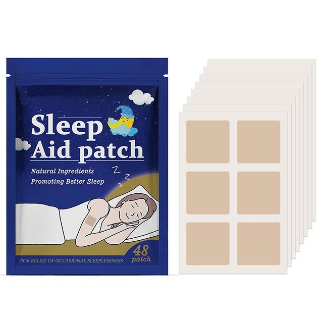 48pcs Sleep Aid Patch Relieve Insomnia Irritability And Anxiety Body Care Sticker A on Productcaster.