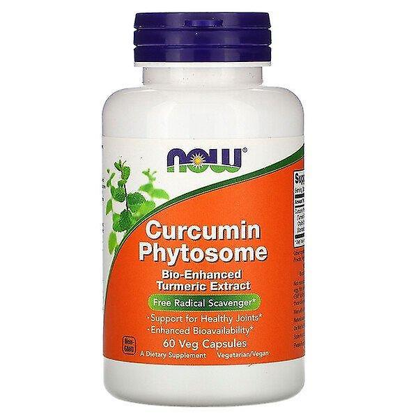 NOW Foods Nu Fødevarer, Curcumin Phytosome, 60 Veg Kapsler on Productcaster.