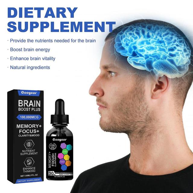 Brain Boost Plus, Relieve Anxiety Fatigue Enhance Energy Body Care Drops on Productcaster.