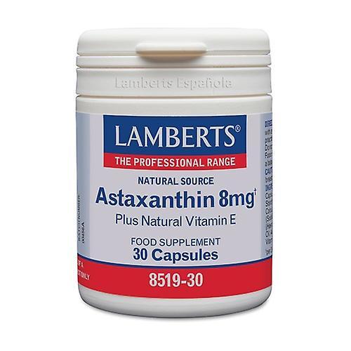 Lamberts Astaxanthin 8 mg with natural Vitamin E 30 capsules on Productcaster.