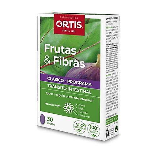 Ortis Fruits & Fibers Classic Intestinal Transit 30 tablets on Productcaster.