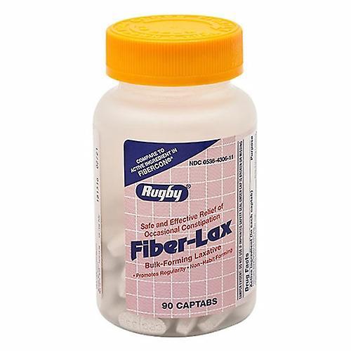 Rugby Fiber-Lax Polycarbo,500 mg,90 Cap Tabs (Pack of 1) on Productcaster.