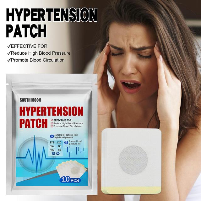 10pcs Antihypertensive Sticker Herbal Extracts Plant Soothing Hypertension Patch on Productcaster.