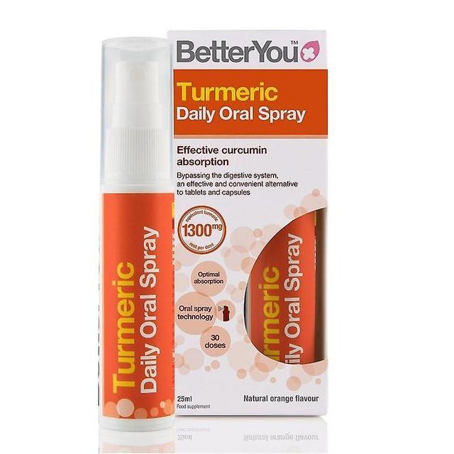 Better You BetterYou Turmeric Daily Oral Spray 25ml on Productcaster.