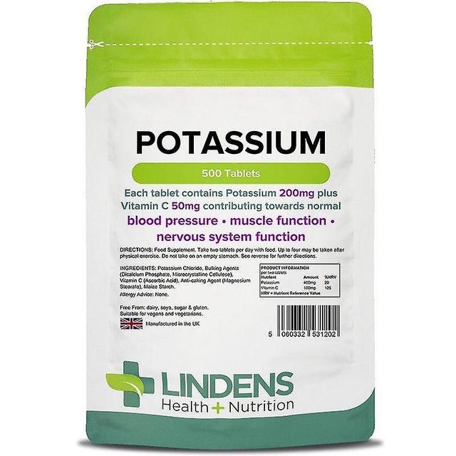 Lindens Potassio 200mg Compresse 500 (1202) on Productcaster.