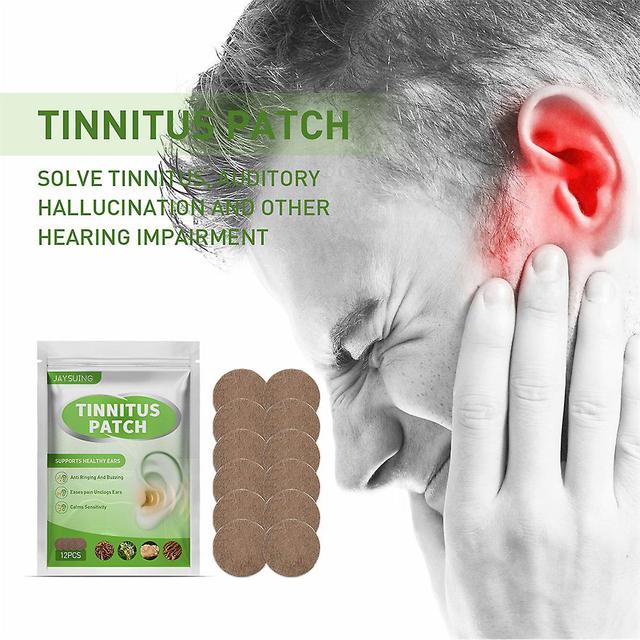 Tinnitus Treatment Patch For Ear Pain Protect Hearing Loss Sticker Natural Herbal Extract Chinese Medical Plast on Productcaster.