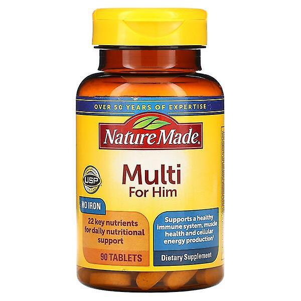 Nature Made, Multi for Him, 90 Tablets on Productcaster.