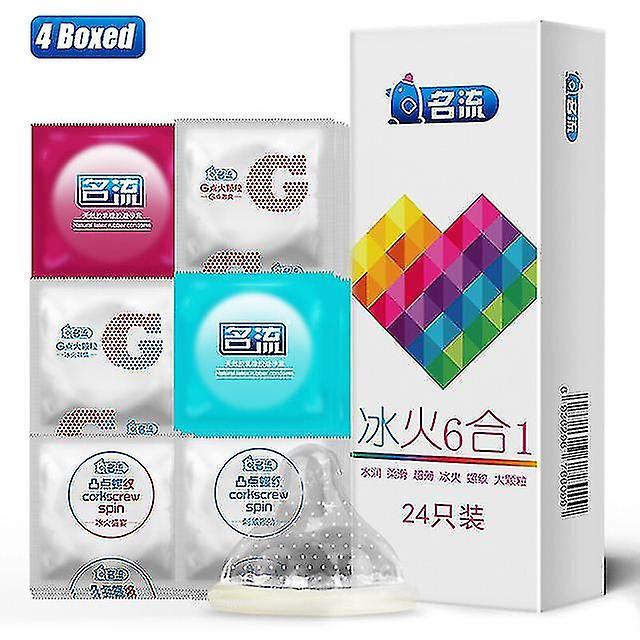 Hywell Mingliu Six In Sex 96pcs Amazing Condoms Value High Quality Condoms For Horny Men Sky Blue on Productcaster.