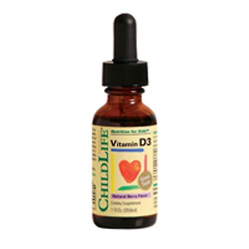 Child Life Essentials Vitamina D3, aroma naturale di bacche 1 oz (confezione da 6) on Productcaster.