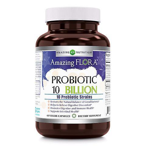 Amazing Nutrition Erstaunliche Flora Probiotikum 10 Milliarden 10 probiotische Stämme 60 capsules on Productcaster.