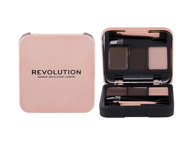 Makeup Revolution London - Brow Sculpt Kit Dark Brown - For Women, 2.2 g on Productcaster.