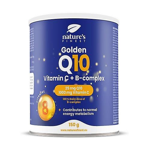 Natures Finest Golden Q10 with vitamin C and B complex powder 150 g of powder (Orange) on Productcaster.