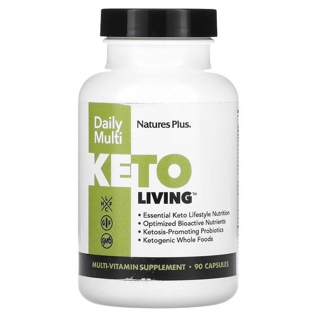 Nature's Plus NaturesPlus, Keto Living, Daily Multi, 90 kapsułek on Productcaster.