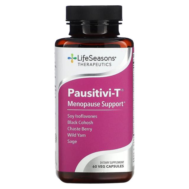 LifeSeasons, Pausitivi-T, Suporte Menopausa, 60 Veg Cápsulas on Productcaster.