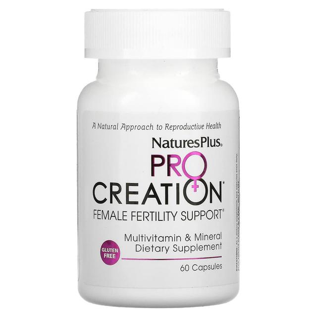 Nature's Plus NaturesPlus, ProCreation, Female Fertility Support, 60 Capsules on Productcaster.