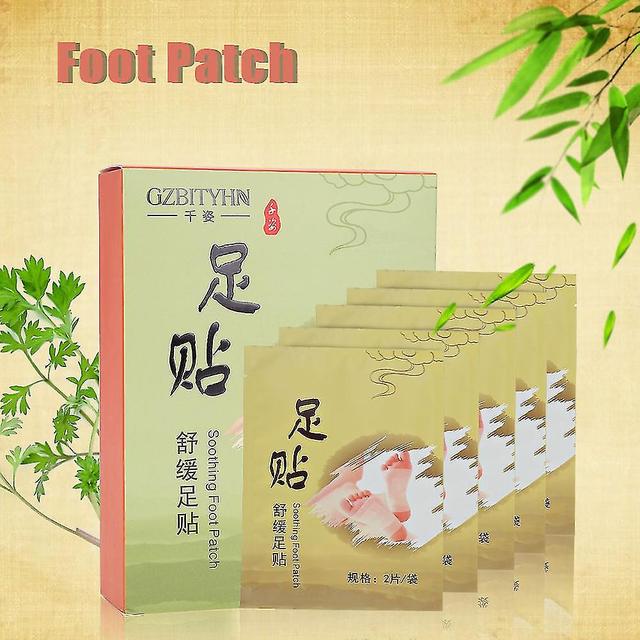 10pcs Bamboo Vinegar Ginger Foot Patch Improve Sleep Slimming Remove Toxin Adhesive Foot Pad on Productcaster.