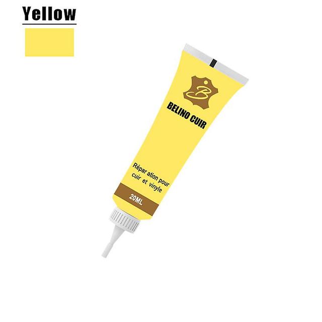 Schildergel voor leerreparatie, 20ml, voor het onderhoud van autostoelen yellow 20ml on Productcaster.