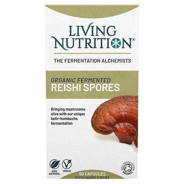 Living Nutrition Bio Fermentierte Reishi Sporenkappen 60 (LN2101) on Productcaster.