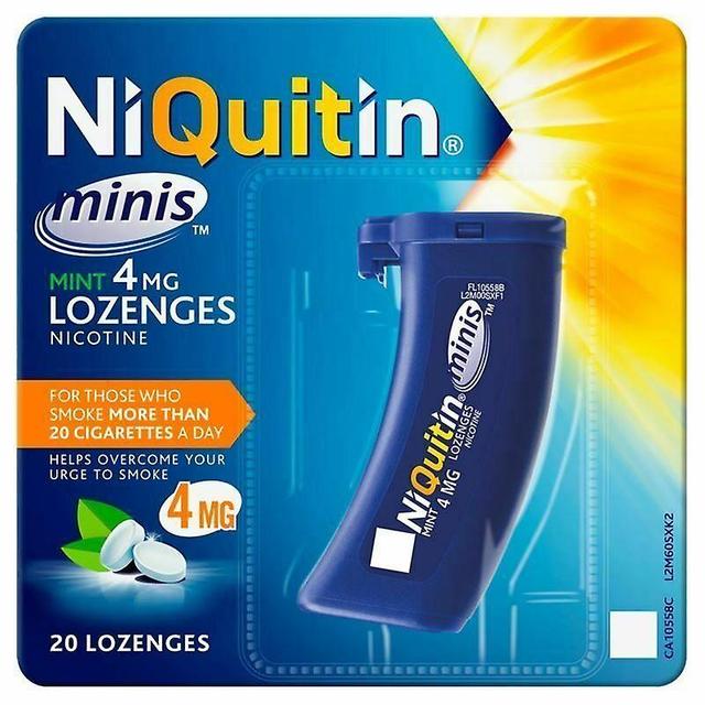 Niquitin Minis 4mg Mint Lozenges Pack of 100 - Stop Smoking Aid on Productcaster.