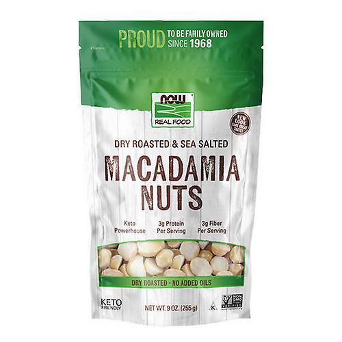 Now Foods Dry Roasted & Salted Macadamia Nuts, 9 oz (Confezione da 6) on Productcaster.