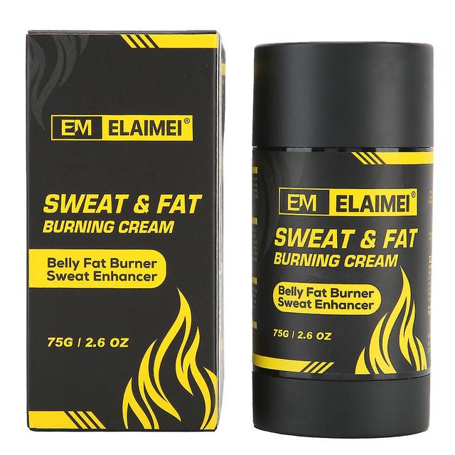 Slimming Cream Muscle Stimulator Fat Burning Enhancer 75g (Black) on Productcaster.