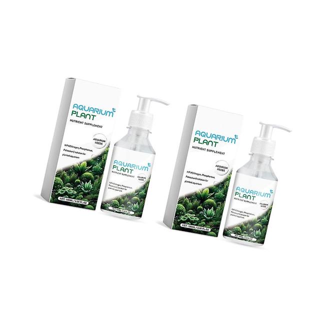 unbrand 100ml Aquarium Plant Nutritional Supplements Plant Food Aquarium Fertilizers 2 bottles on Productcaster.