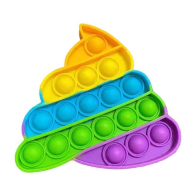 Stuff Certified Stuff Certified Pop It - Fidget Anti Stress Toy Bubble Toy Silicone Rainbow on Productcaster.