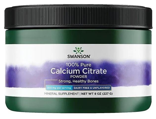 Swanson Calcium citrat pulver 100% ren og mæ gratis 227 gr on Productcaster.