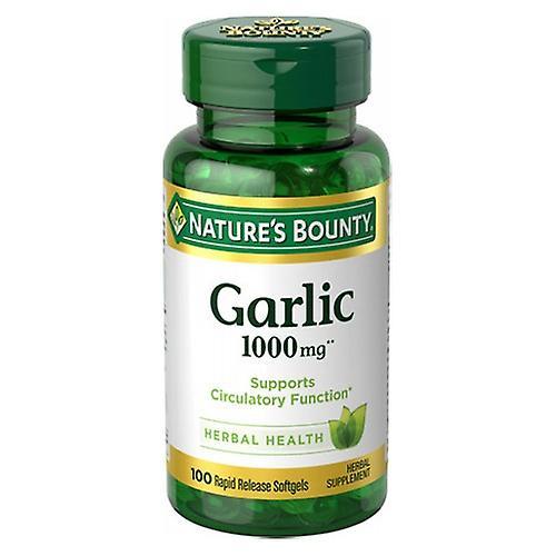 Nature's Bounty Natures Bounty Odorless Garlic,1000 mg ,100 caps (Pack of 6) on Productcaster.