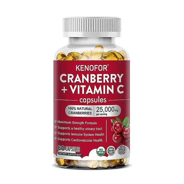 Sofirn KENOFOR-Cranberry + Vitamin C 25.000 mg pro Portion, unterstützt die Gesundheit der Harnwege, der Haut, hilft bei der Verdauung und erhöht d... on Productcaster.