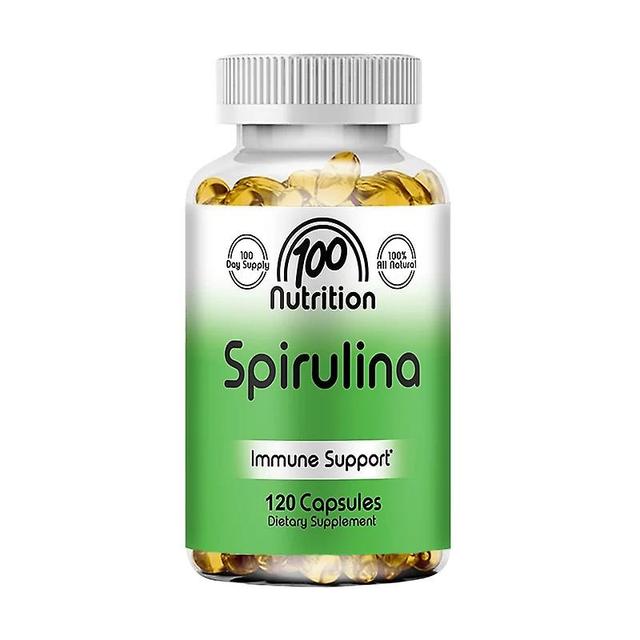 Sofirn Soomiig Organic Spirulina Supplement for Immune Support and Antioxidants | Non-GMO, Nicotine-Free, Dense Food Supplement 120 count on Productcaster.