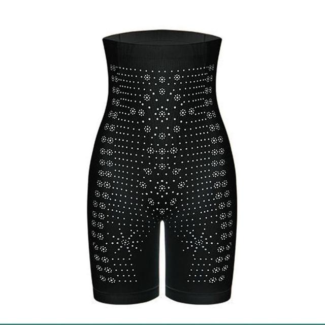 Upgraded Far Infrared Negative Oxygen Ion Fat Burning Tummy Control Detox Bodysuit Black on Productcaster.