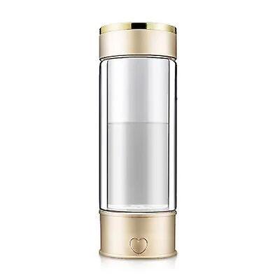 Hydrogen Bottle 420ml Japanese Titanium Quality Hydrogen-Rich Water Cup Ionizer Maker/Generator Super Antioxidants ORP Gold on Productcaster.