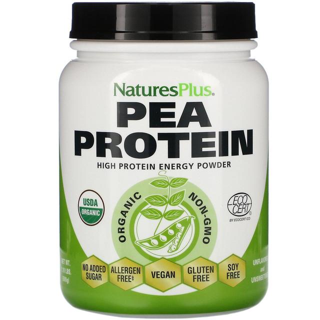 Nature's Plus, Organic Pea Protein Powder, 1.10 lbs (500 g) on Productcaster.