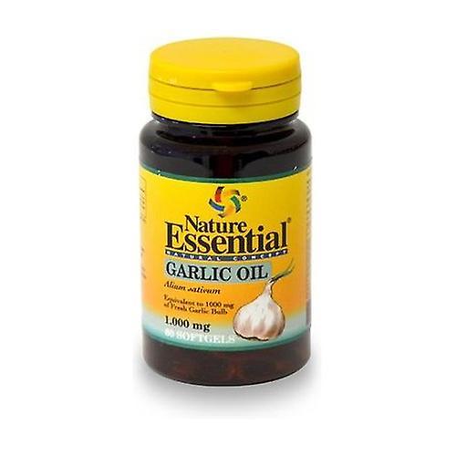 Nature Essential Garlic oil 60 softgels of 1000mg on Productcaster.