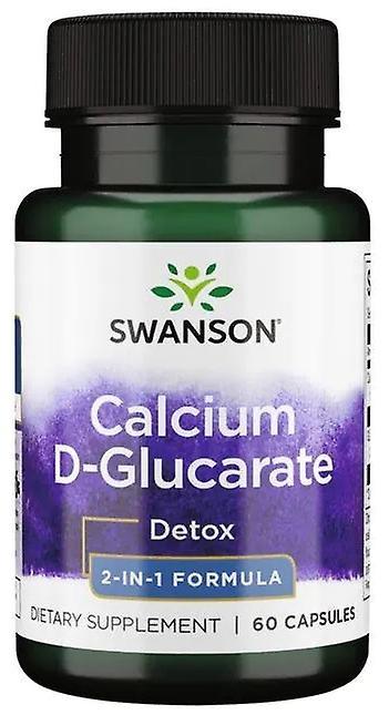 Swanson Calcium D-Glucarate 60 Capsules 50 gr on Productcaster.