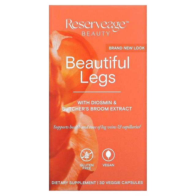 Reserveage Nutrition, Beautiful Legs with Diosmin & Butcher's Broom Extract, 30 Veggie Capsules on Productcaster.