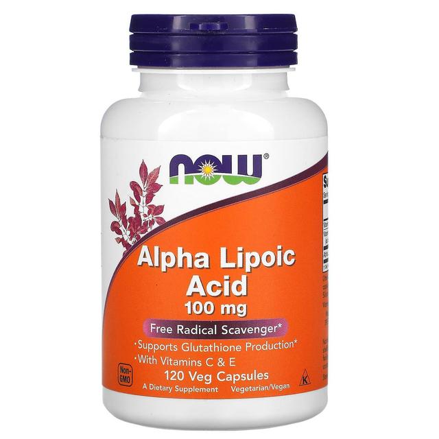 NOW Foods, Alpha Lipoic Acid, 100 mg, 120 Veg Capsules on Productcaster.