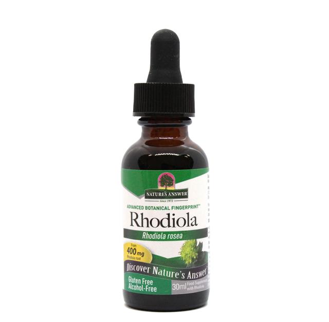 Nature's answer rhodiola (alcohol free) on Productcaster.