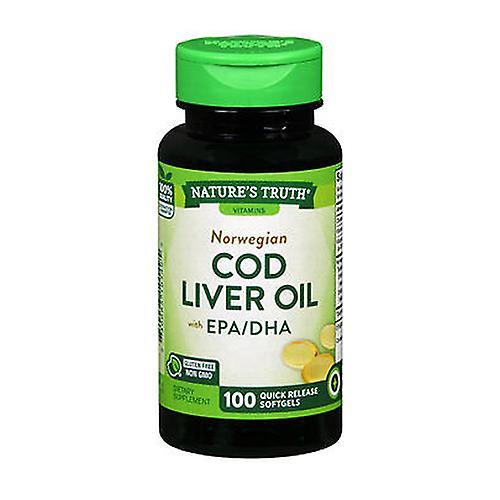 Nature's Truth Norwegian Cod Liver Oil, 100 Caps (Pack of 1) on Productcaster.