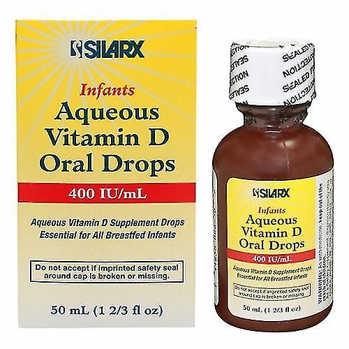 Silarx Infants Aqueous Vitamin D Oral Drops, 400 UI, 50 ml (Confezione da 3) on Productcaster.