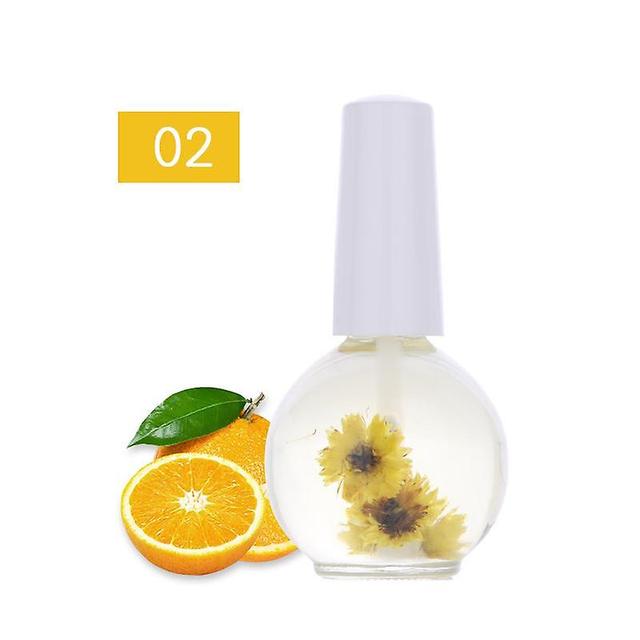 Voedzame olie voor nagels, 1 fles van 15 ml, verzachtend oplossen met gedroogde bloemen Z2 on Productcaster.