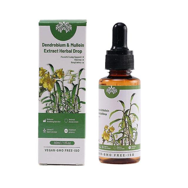 unbrand Dendrobium & Extracto de gordolobo - Poderosas gotas herbales para la limpieza pulmonar on Productcaster.